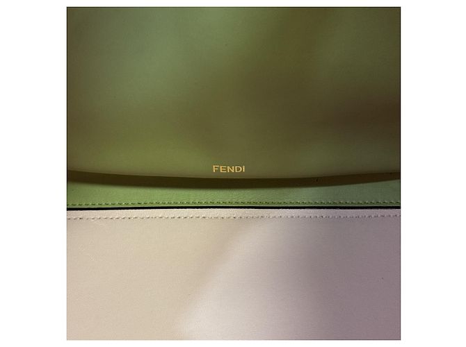 mala de ombro Medium em couro Fendi Peekaboo X-Lite - vista 10