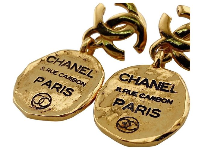 Chanel 31 Rue Cambon vergoldete Clip-Ohrringe - Ansicht 2