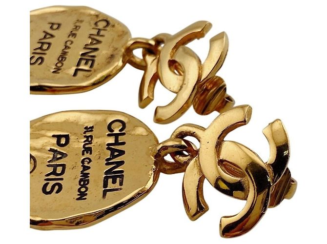 Chanel 31 Rue Cambon vergoldete Clip-Ohrringe - Ansicht 3