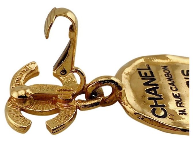 Chanel 31 Rue Cambon vergoldete Clip-Ohrringe - Ansicht 9