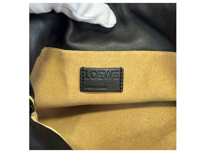 Borsa a pochette in pelle Loewe Flamenco Anagram - vista 8