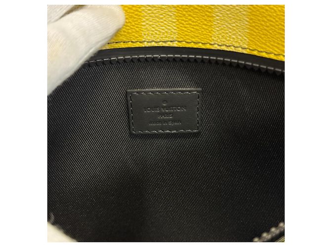 Louis Vuitton M59919 Weekend Tote PM Damier Stripe Shoulder Bag - vista 11