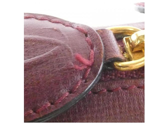 Cartier Handtasche aus rotem Leder - Ansicht 5