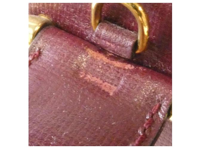 Cartier Handtasche aus rotem Leder - Ansicht 6