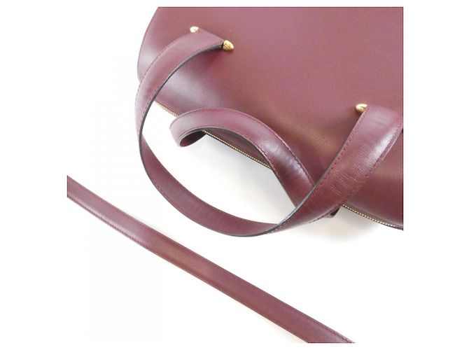 Cartier Handtasche aus rotem Leder - Ansicht 7