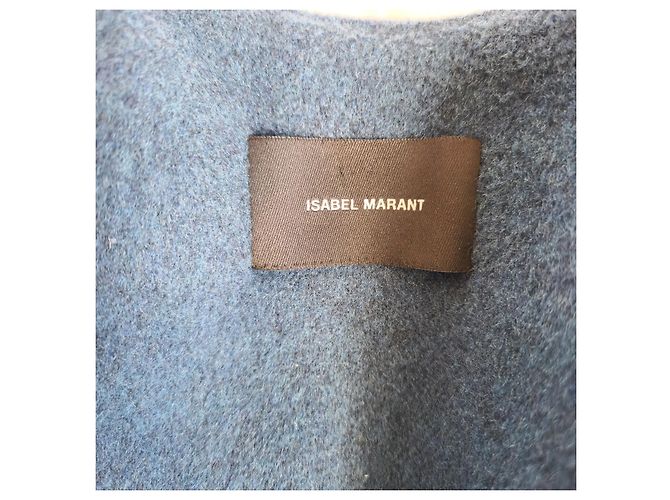 Abrigo de lana azul Isabel Marant - vista 5