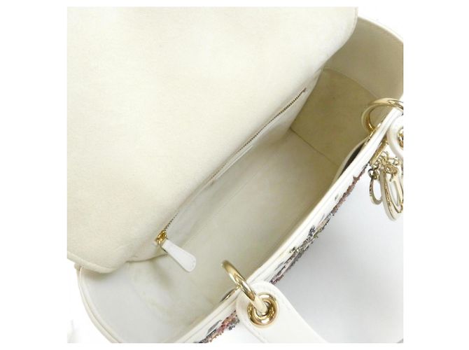 Borsa Lady Medium Christian Dior NATURE BALLET - vista 9