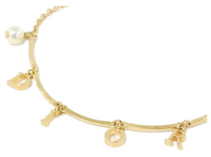 Christian Dior Armband mit Anhängern in Weiß - Ansicht 2