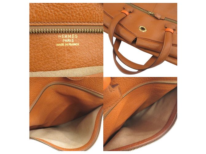 Hermès Hermes Galop Buffle Brown Kleidertasche - Ansicht 7