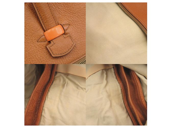 Hermès Hermes Galop Buffle Brown Kleidertasche - Ansicht 9