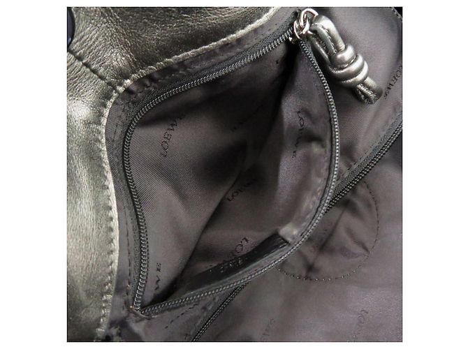 Borsa Loewe in pelle Nappa Aire verde - vista 6