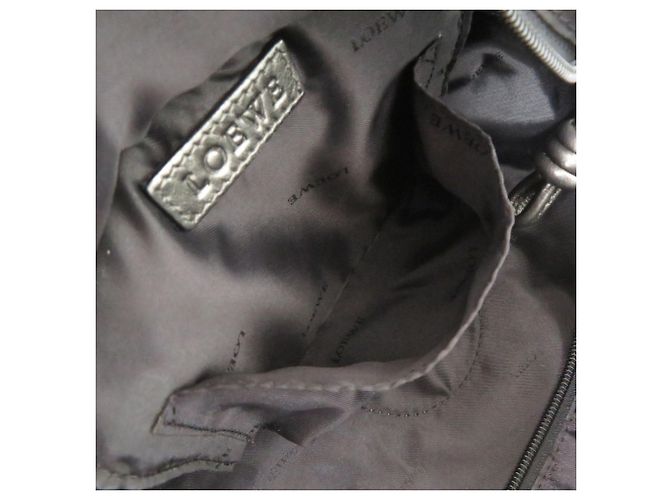 Borsa Loewe in pelle Nappa Aire verde - vista 7