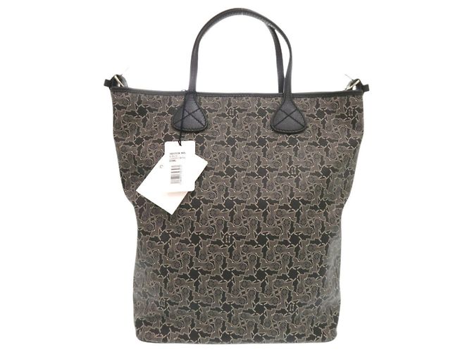 Céline Borsa Tote 2-Way Sulky in pelle nera Celine - vista 3