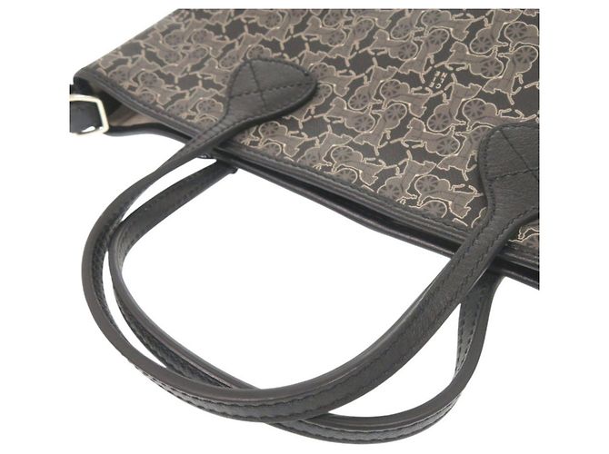 Céline Borsa Tote 2-Way Sulky in pelle nera Celine - vista 6