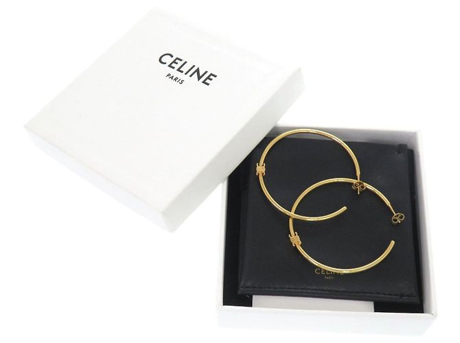 Céline Boucles d'oreilles créoles Celine Triomphe Gold - vue 2