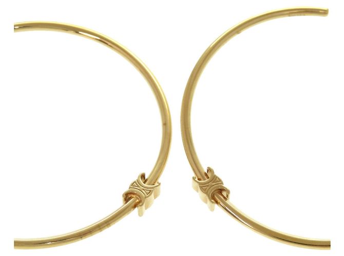 Céline Boucles d'oreilles créoles Celine Triomphe Gold - vue 3