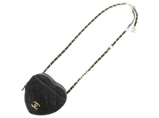 Borsa a tracolla Mini Heart Matelassé Chanel - vista 7