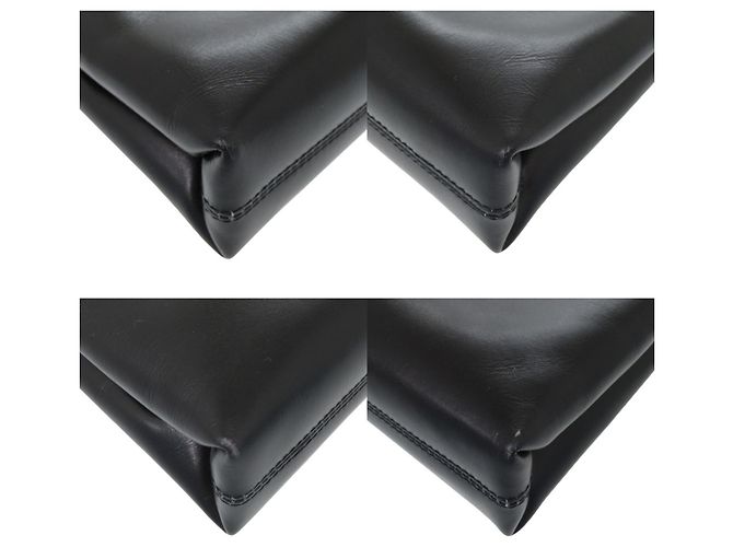 Borsa a tracolla Salvatore Ferragamo Gancini con catena nera - vista 4