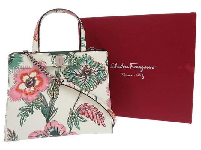 Borsa Salvatore Ferragamo Vara Ribbon Flower - vista 2