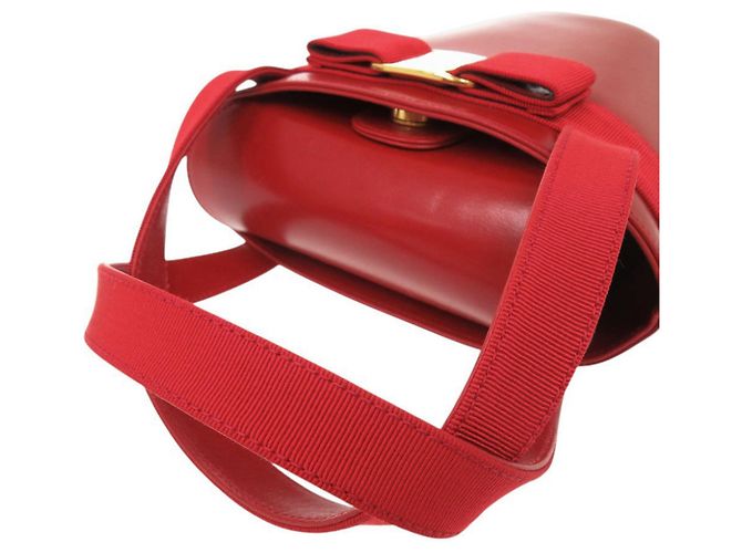Borsa a secchiello in pelle Salvatore Ferragamo Vara Ribbon - vista 5