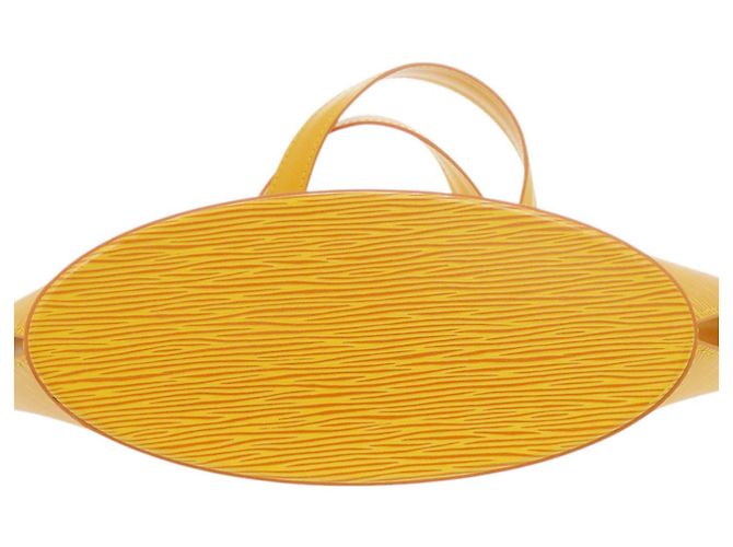 Sac à main Louis Vuitton Saint Jacques Epi Yellow - vue 3