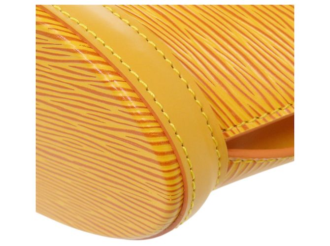 Sac à main Louis Vuitton Saint Jacques Epi Yellow - vue 4