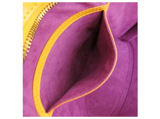 Sac à main Louis Vuitton Saint Jacques Epi Yellow - vue 7