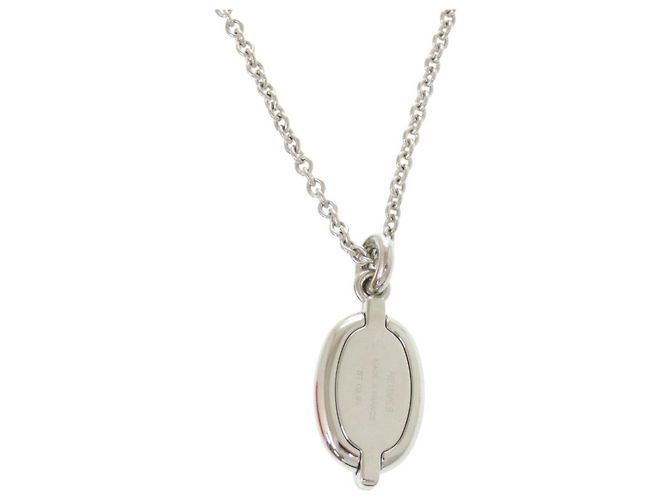 Hermès Collier Hermes Mini Maillon Rose Canter Silver Hardware - vue 4