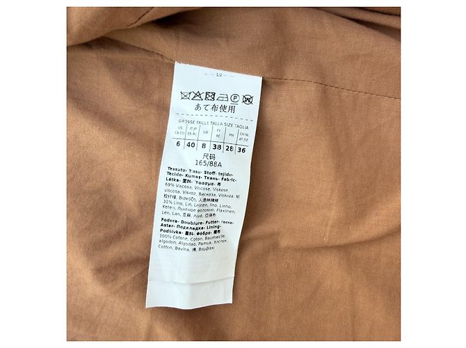 Weekend Max Mara Cropped Linen Blend Blazer - Camel - view 8