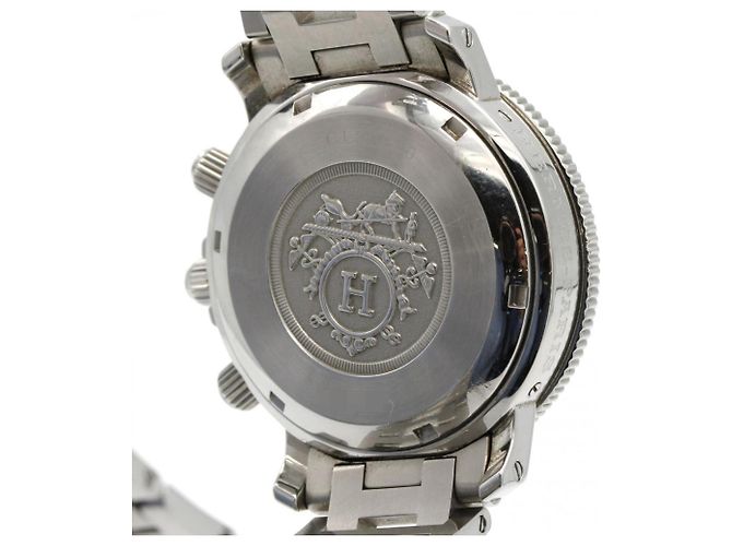 Hermès Hermes Clipper Diver Chronograph CL2.910 Stainless Steel Quartz Watch - view 5