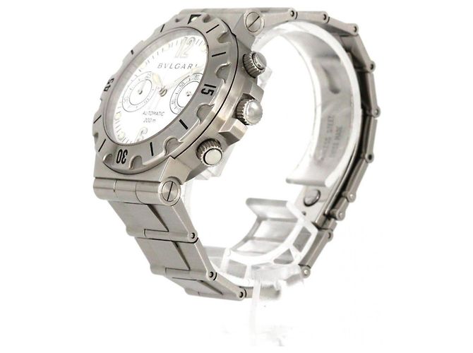 Bulgari Orologio automatico Bvlgari Scuba Chrono SCB38S in acciaio inossidabile - vista 2