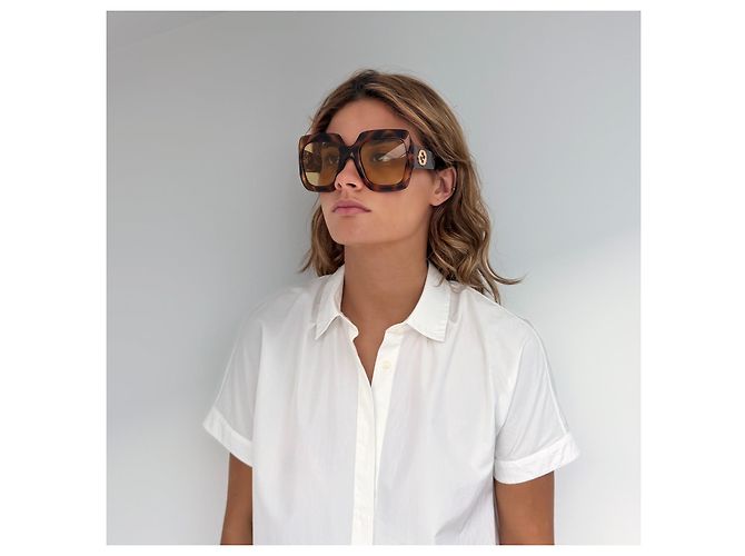 Gucci GG3826/S Gafas de sol oversized carey - vista 2