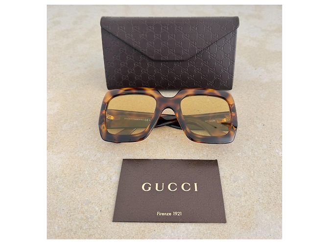 Gucci GG3826/S Gafas de sol oversized carey - vista 3