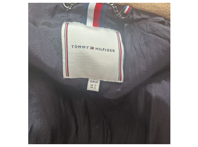 Abrigo de lana Tommy Hilfiger Camel - vista 4