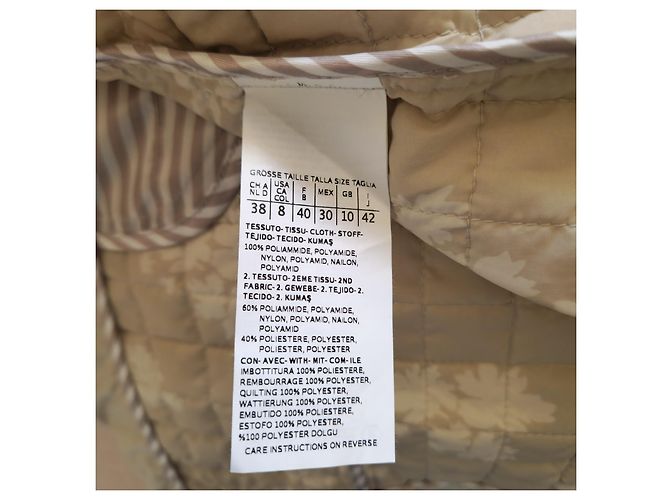 Casaco acolchoado Weekend Max Mara Bege Polyester - vista 10