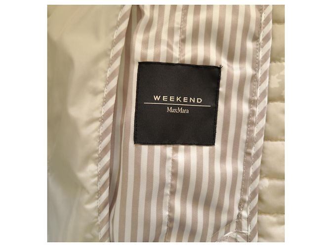 Casaco acolchoado Weekend Max Mara Bege Polyester - vista 9