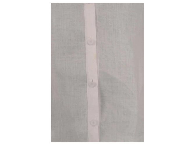 Chloé Bluse aus weißem Ramie - Ansicht 3