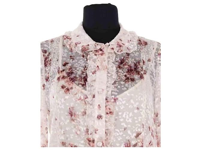 Autre Marque Blusa Lisa Beccaria em viscose rosa - vista 2