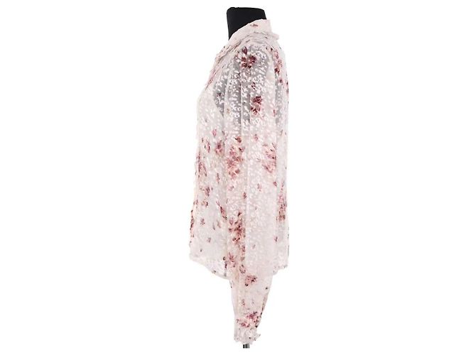 Autre Marque Blusa Lisa Beccaria em viscose rosa - vista 3