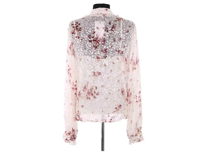 Autre Marque Blusa Lisa Beccaria em viscose rosa - vista 4