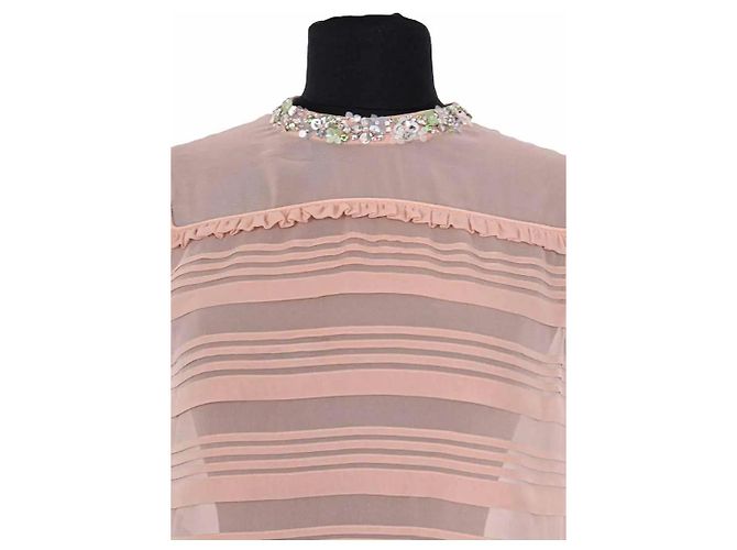 Miu Miu Bluse aus rosa Seide - Ansicht 2