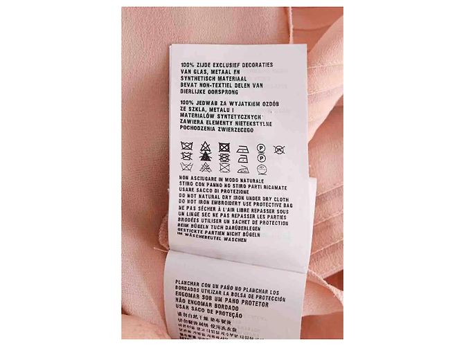 Miu Miu Bluse aus rosa Seide - Ansicht 6