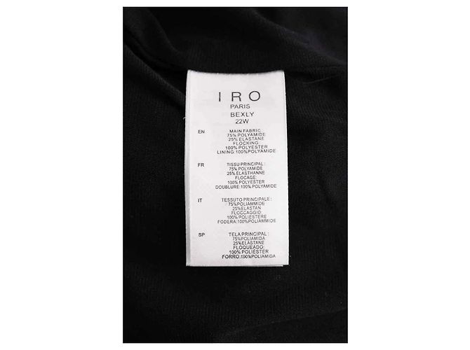Vestido preto Iro - vista 6