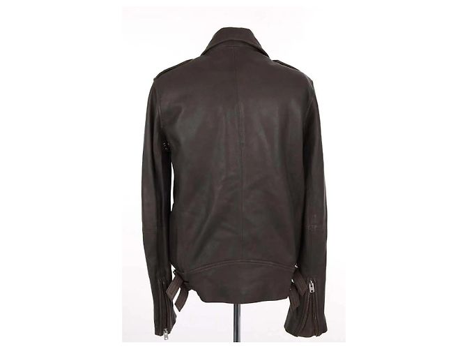 Iro Brown Leather Jacket XS - view 4