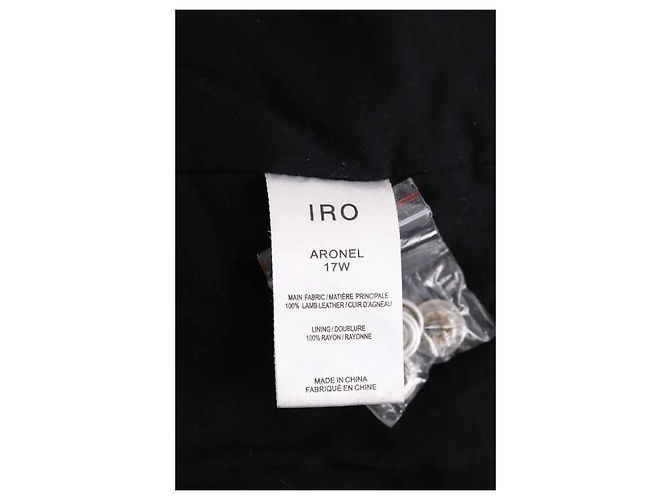 Iro Brown Leather Jacket XS - view 6