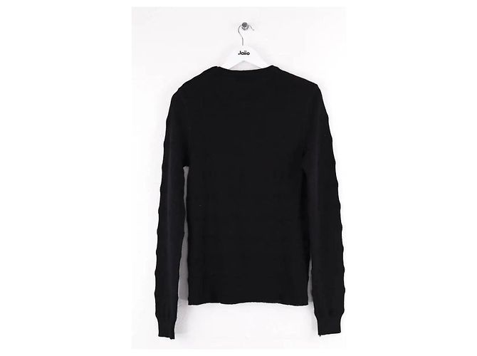 Maglione Ami in lana nero uomo S - vista 3