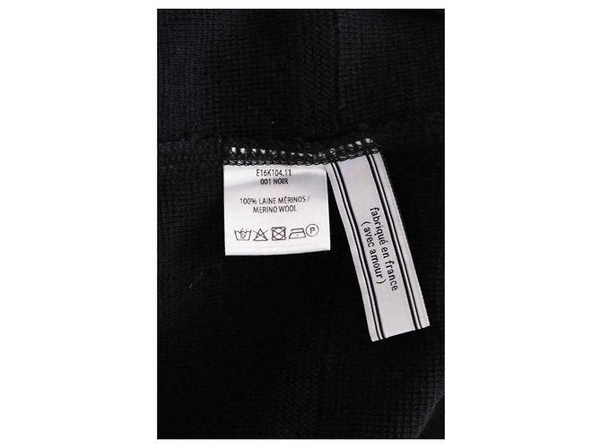 Maglione Ami in lana nero uomo S - vista 6