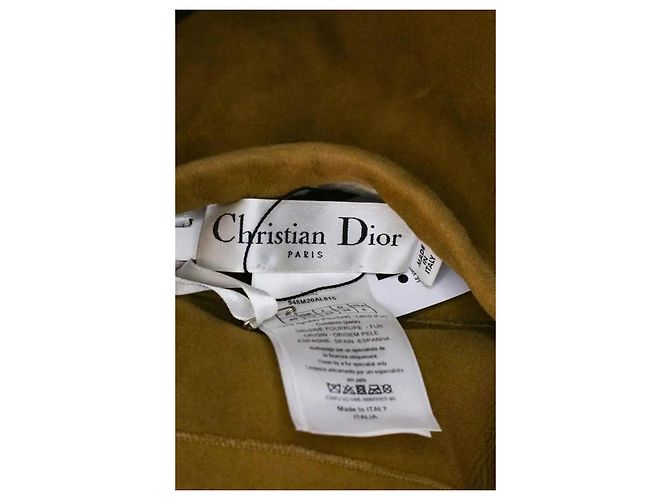 Dior Beige Deerskin Suede Coat - view 5