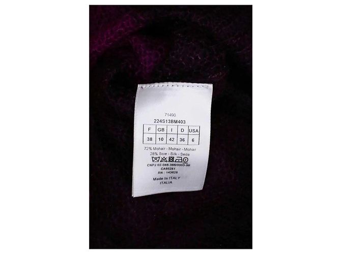 Dior mehrfarbiger Wollpullover - Ansicht 6