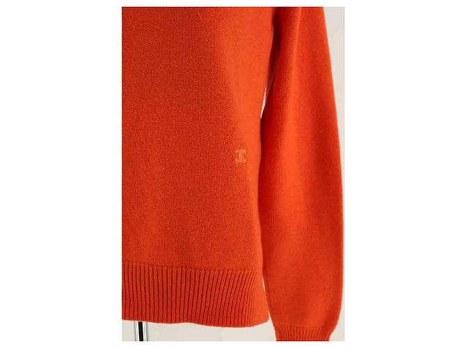Jersey Céline de cashmere naranja M - vista 3